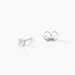 Boucles D'oreilles Puces Aphrodite Or Blanc Diamant - Clous d'oreilles Famille | Histoire d’Or