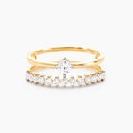 Bague Dolfina Or Jaune Oxyde De Zirconium - Bagues solitaires Femme | Histoire d&rsquo;Or