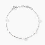 Bracelet Onassis Argent Blanc Perle De Culture - Bracelets Femme | Histoire d&rsquo;Or