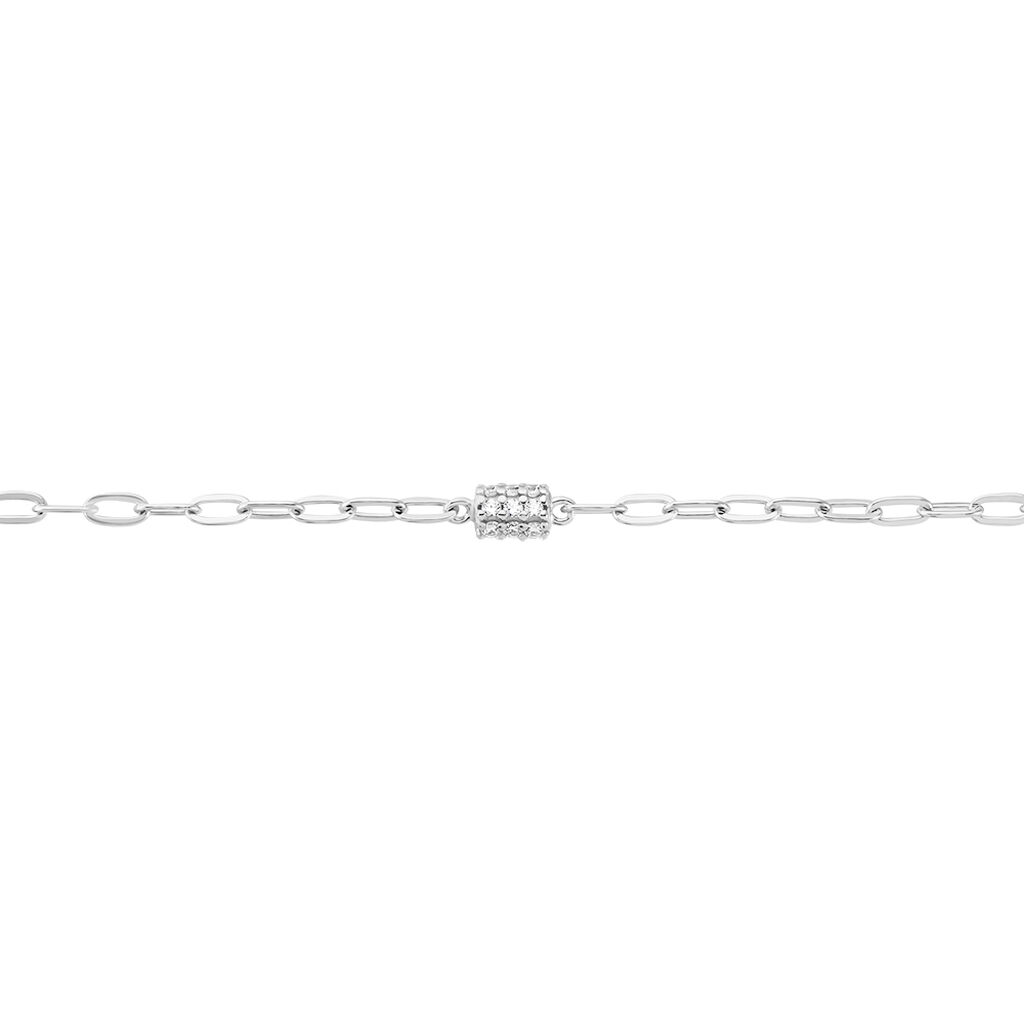 Bracelet Nexus Argent Blanc Oxyde De Zirconium - Bracelets Femme | Histoire d’Or