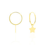 Cr&eacute;oles Belita Or Jaune - Boucles d'oreilles cr&eacute;oles Femme | Histoire d&rsquo;Or