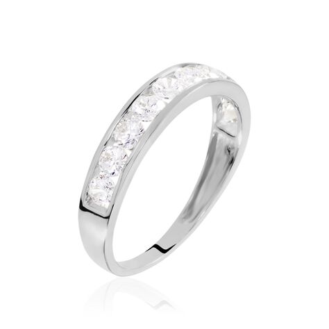 Alliance Davila Or Blanc Oxyde De Zirconium - Alliances Femme | Histoire d’Or