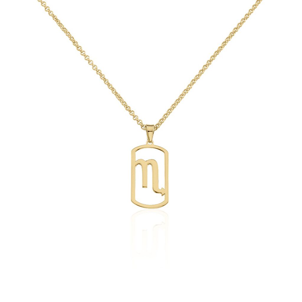 Collier Plaqué Or Prospero - Colliers Zodiaque Homme | Histoire d’Or