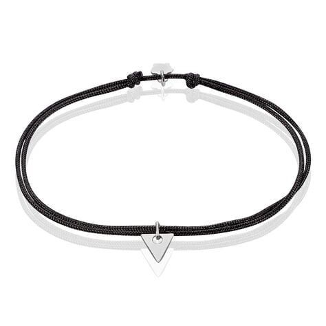 Bracelet Trilia Argent Blanc - Bracelets cordon Femme | Histoire d’Or
