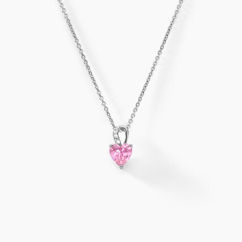 Collier Argent Blanc Atieno Oxyde De Zirconium - Colliers fantaisie Femme | Histoire d’Or