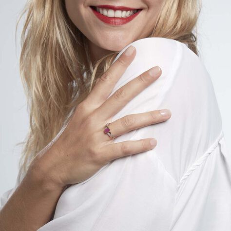 Bague Or Jaune Candice Rubis - Bagues solitaires Femme | Histoire d’Or