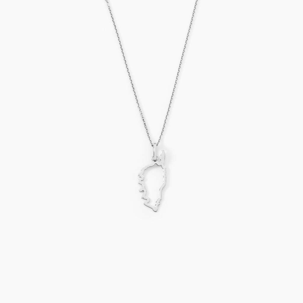 Pendentif Corsica Or Blanc - Pendentifs Famille | Histoire d&rsquo;Or