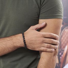 Bracelet Ethan Acier Noir - Bracelets fantaisie Homme | Histoire d’Or