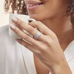 Bague Elyne Or Blanc Diamant - Bagues avec pierre Femme | Histoire d&rsquo;Or