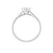 Bague Solitaire Athena Or Blanc Diamant - Bagues solitaires Femme | Histoire d’Or