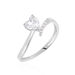Bague Eva Or Blanc Oxyde De Zirconium - Bagues solitaires Femme | Histoire d’Or