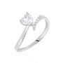 Bague Eva Or Blanc Oxyde De Zirconium