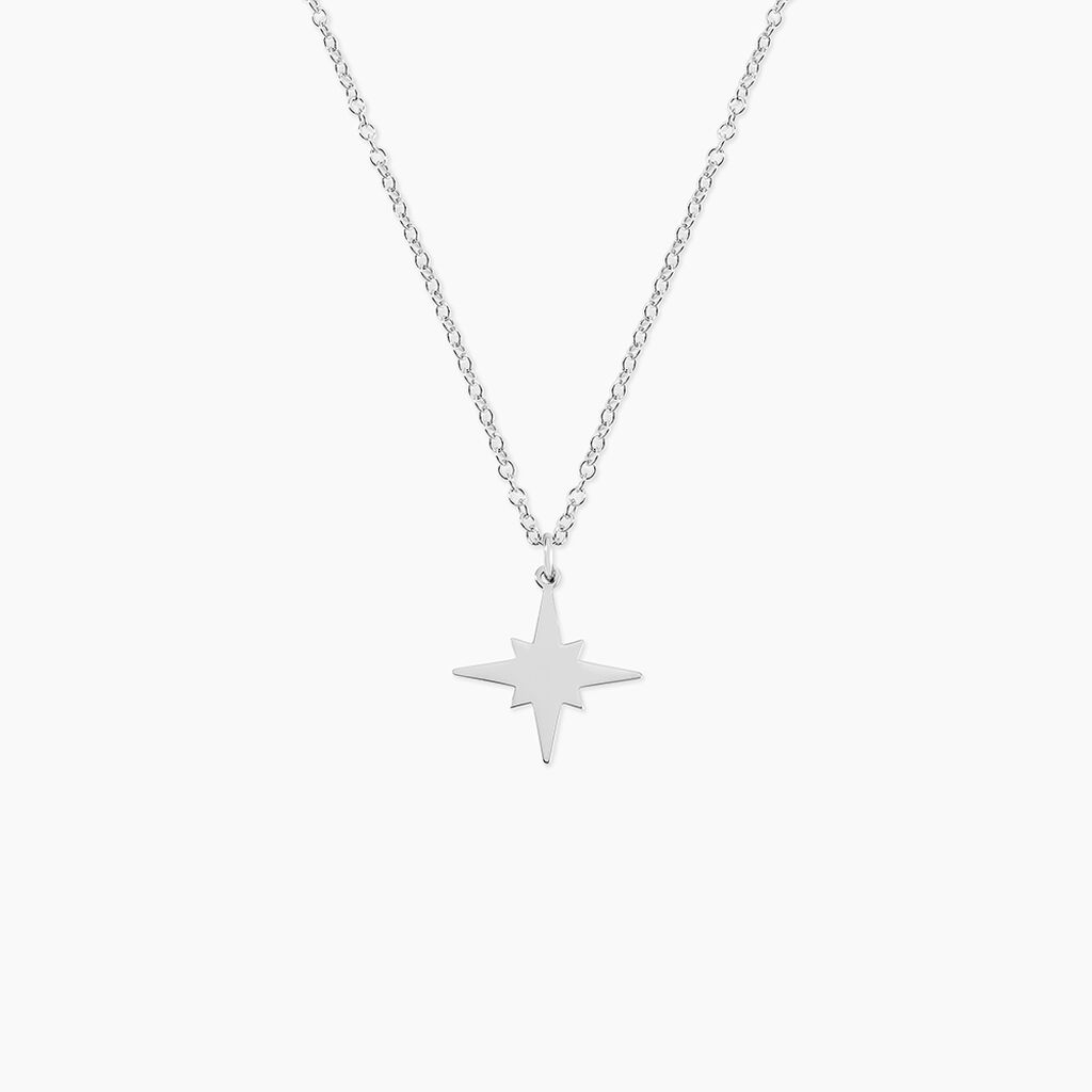 Collier Wiem Argent Blanc - Colliers fantaisie Femme | Histoire d&rsquo;Or