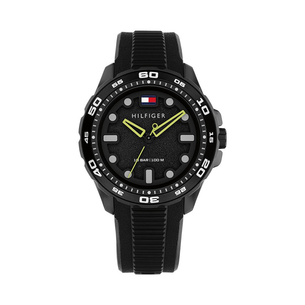 Montre Tommy Hilfiger Th-Regatta Noir - Montres Homme | Histoire d&rsquo;Or