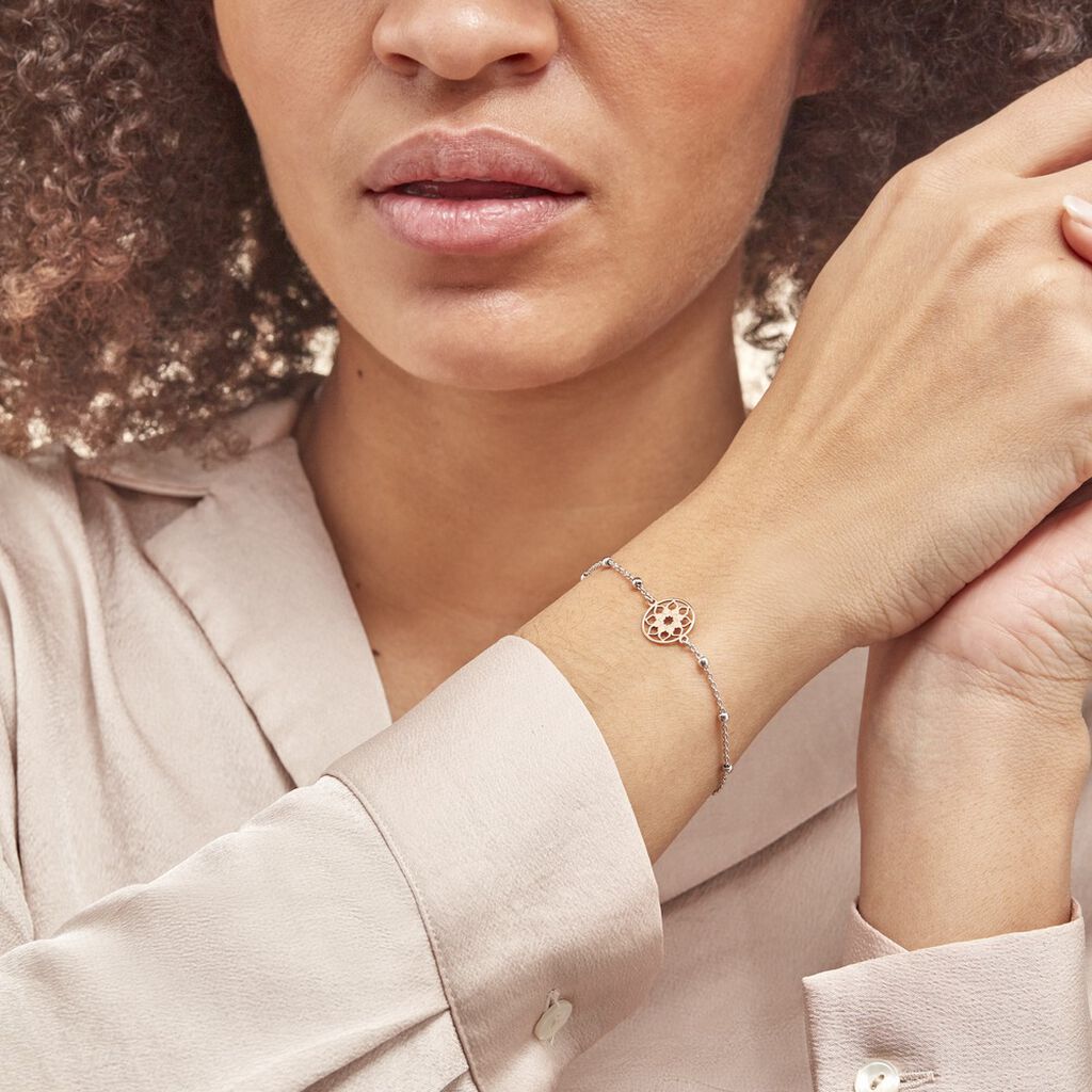 Bracelet Argent Bicolore Vicencio - Bracelets Femme | Histoire d’Or