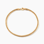 Bracelet Jany Maille Palmier Or Jaune - Bracelets cha&icirc;ne Femme | Histoire d&rsquo;Or