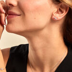 Bijoux D'oreilles Duchesse Argent Blanc Oxyde De Zirconium - Boucles d'oreilles fantaisie Femme | Histoire d&rsquo;Or