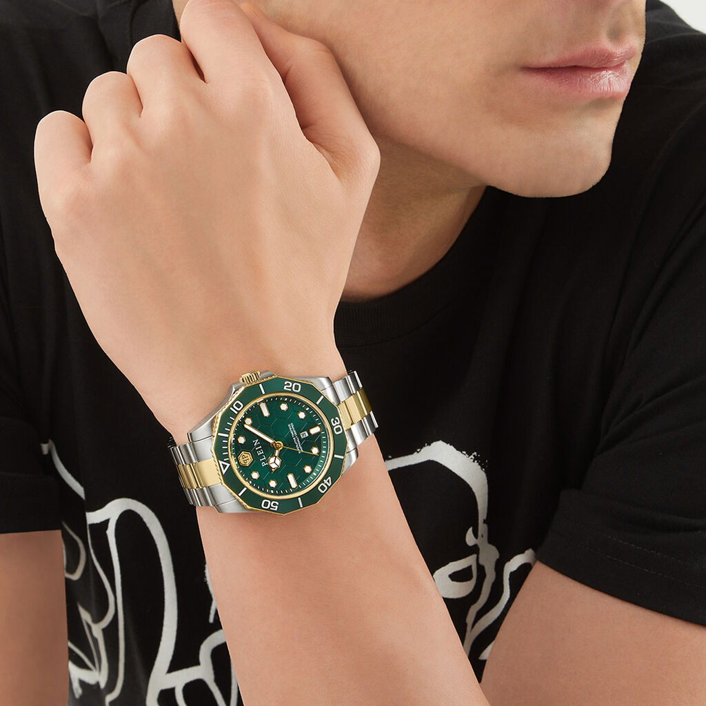 Montre Philipp Plein Hypersport Vert - F&ecirc;te des p&egrave;res Homme | Histoire d&rsquo;Or