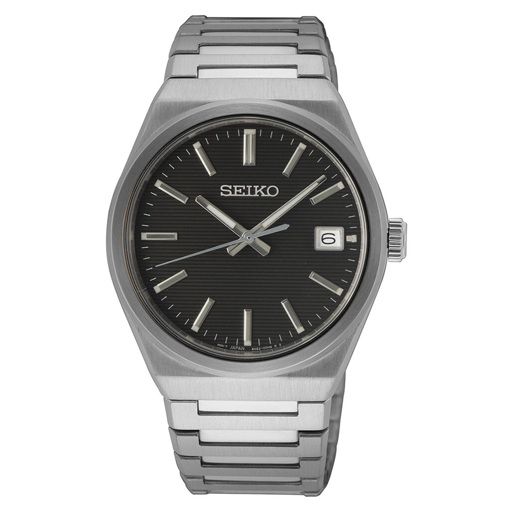 Montre Seiko Classique Noir - Montres Homme | Histoire d’Or