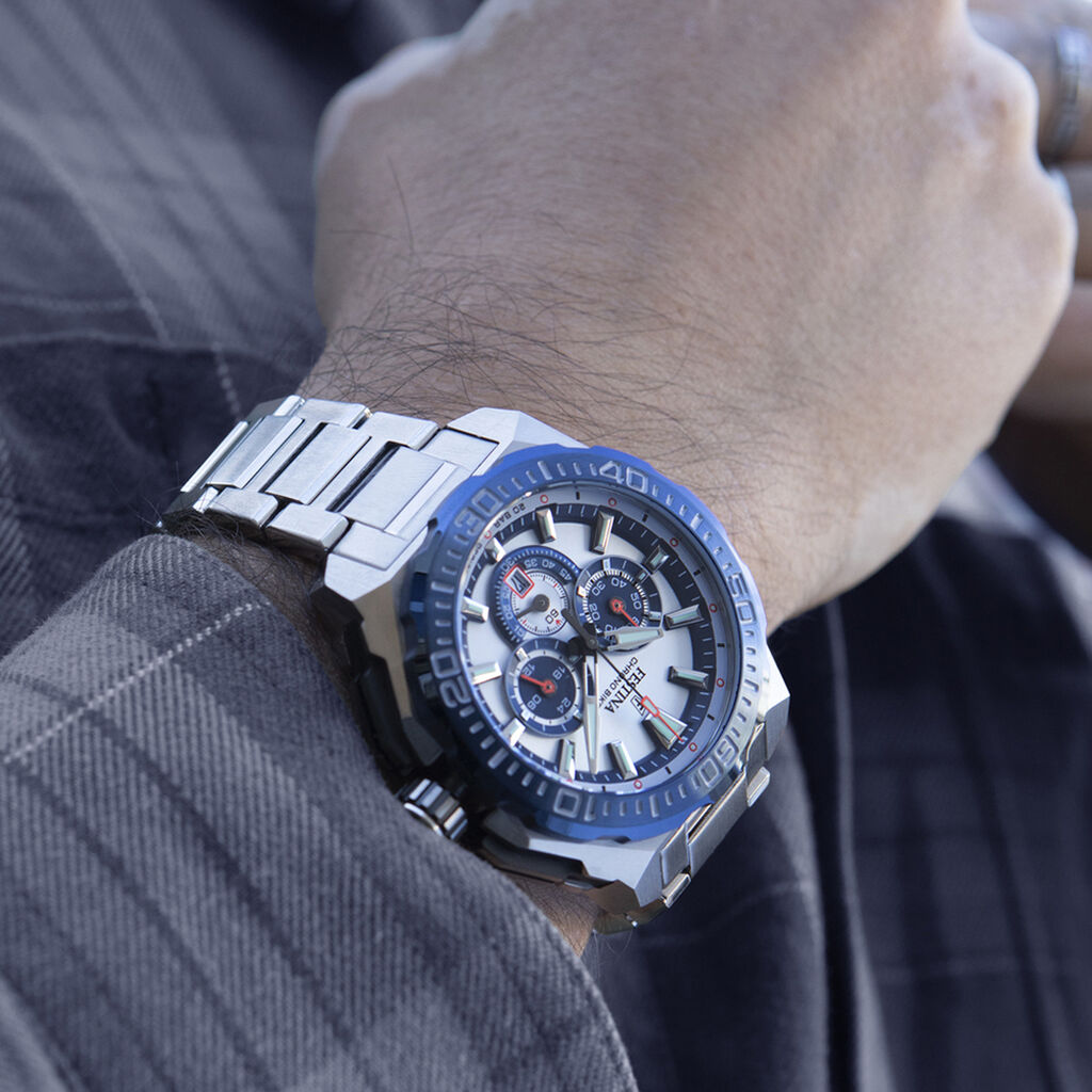 Montre Festina Chrono Bike 2 Argenté - Nouveautés Homme | Histoire d’Or