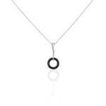Collier Delphinia Argent Blanc Oxyde De Zirconium - Colliers fantaisie Femme | Histoire d&rsquo;Or