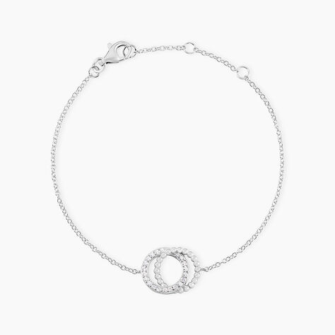 Bracelet Magou Argent Blanc Oxyde De Zirconium - Bracelets Femme | Histoire d’Or