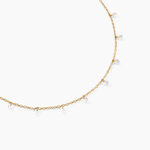 Collier Plaqu&eacute; Or Oxydes De Zirconium - Colliers fantaisie Femme | Histoire d&rsquo;Or