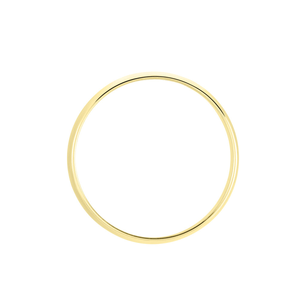 Alliance Meredithe Demi Jonc Classique Or Jaune - Alliances Famille | Histoire d’Or
