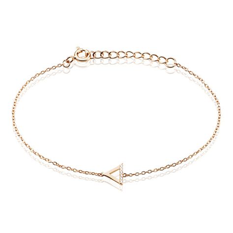 Bracelet Lorena Argent Rose Oxyde De Zirconium - Bracelets Femme | Histoire d’Or