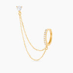 Bijou D'oreille Unitaire Michi Or Jaune Oxyde De Zirconium - Piercings d'oreilles Femme | Histoire d&rsquo;Or