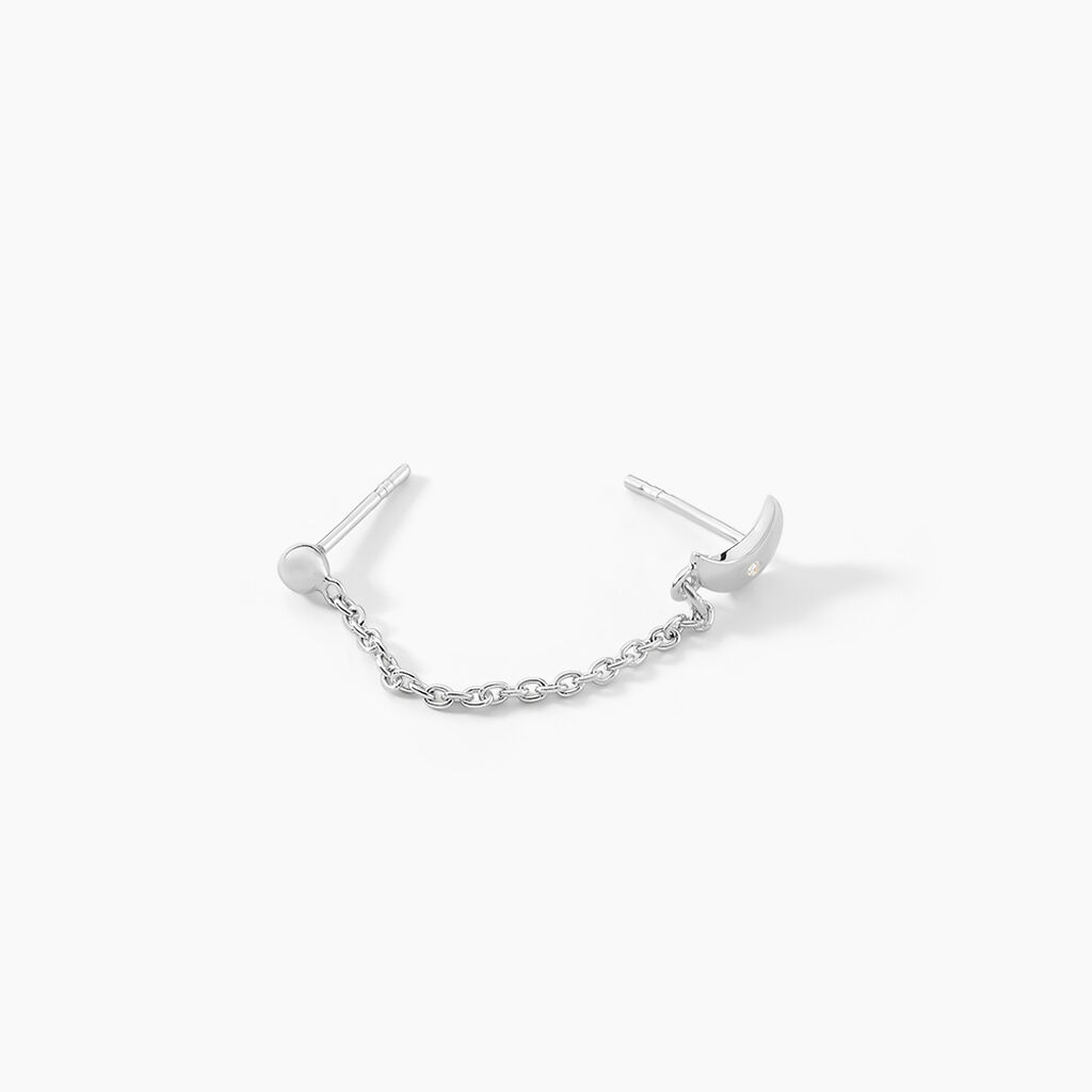 Bijou D'oreille Unitaire Argent Remigio - Boucles d'oreilles fantaisie Femme | Histoire d’Or