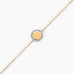 Bracelet Promesse Pour L'eternite Or Jaune Diamant - Bracelets Naissance Femme | Histoire d&rsquo;Or