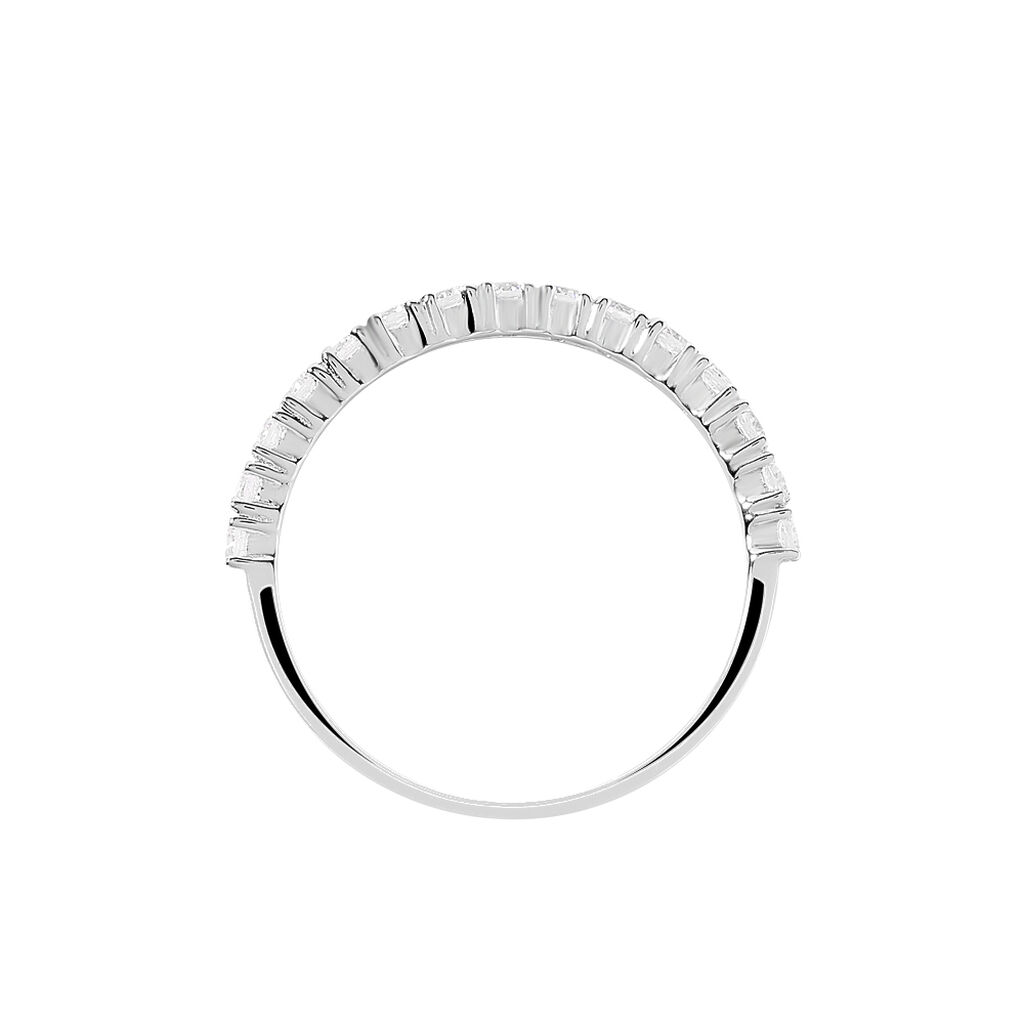 Alliance Julietta Or Blanc Oxyde De Zirconium - Alliances Femme | Histoire d&rsquo;Or