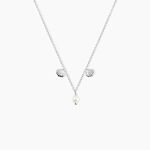 Collier Shehla Argent Blanc Perle De Culture - Colliers fantaisie Femme | Histoire d&rsquo;Or