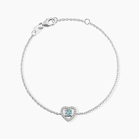 Bracelet Suzon Argent Blanc Oxyde De Zirconium - Bracelets Femme | Histoire d&rsquo;Or