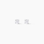 Boucle D'oreille Puce Unitaire Niels Argent Blanc Oxyde De Zirconium - Boucles d'oreilles fantaisie Homme | Histoire d&rsquo;Or
