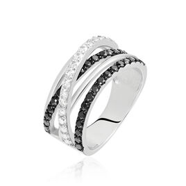 Bague Elfide Argent Blanc Oxyde De Zirconium - Bagues avec pierre Femme | Histoire d’Or