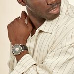 Montre Pierre Lannier Collection Automatique 44 Acier Argent&eacute; - Montres Homme | Histoire d&rsquo;Or