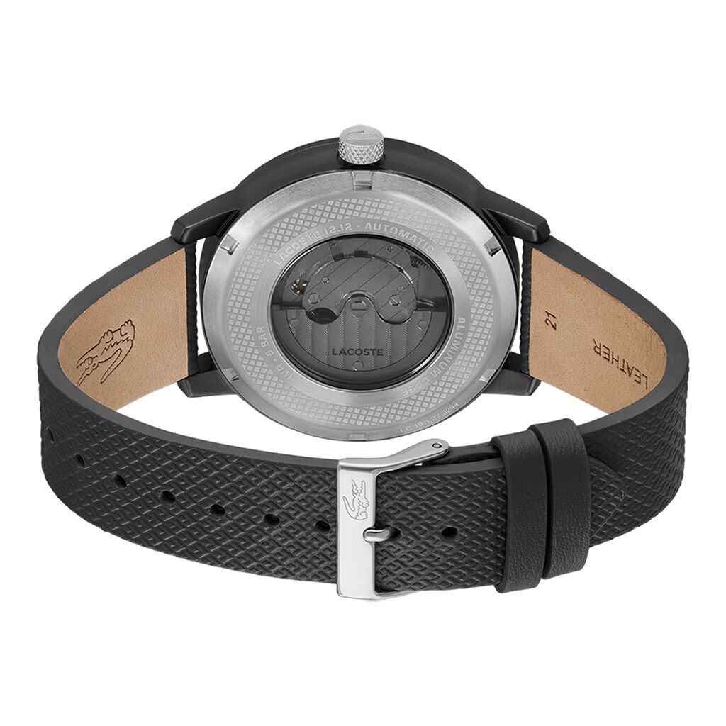 Montre Lacoste .12.12 Automatique Noir - Montres Homme | Histoire d&rsquo;Or