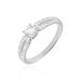 Bague Solitaire Katalina Or Blanc Diamant - Bagues solitaires Femme | Histoire d’Or