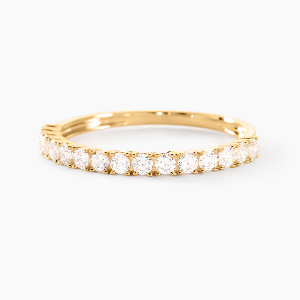 Alliance Julietta Or Jaune Oxyde De Zirconium - Alliances Femme | Histoire d’Or