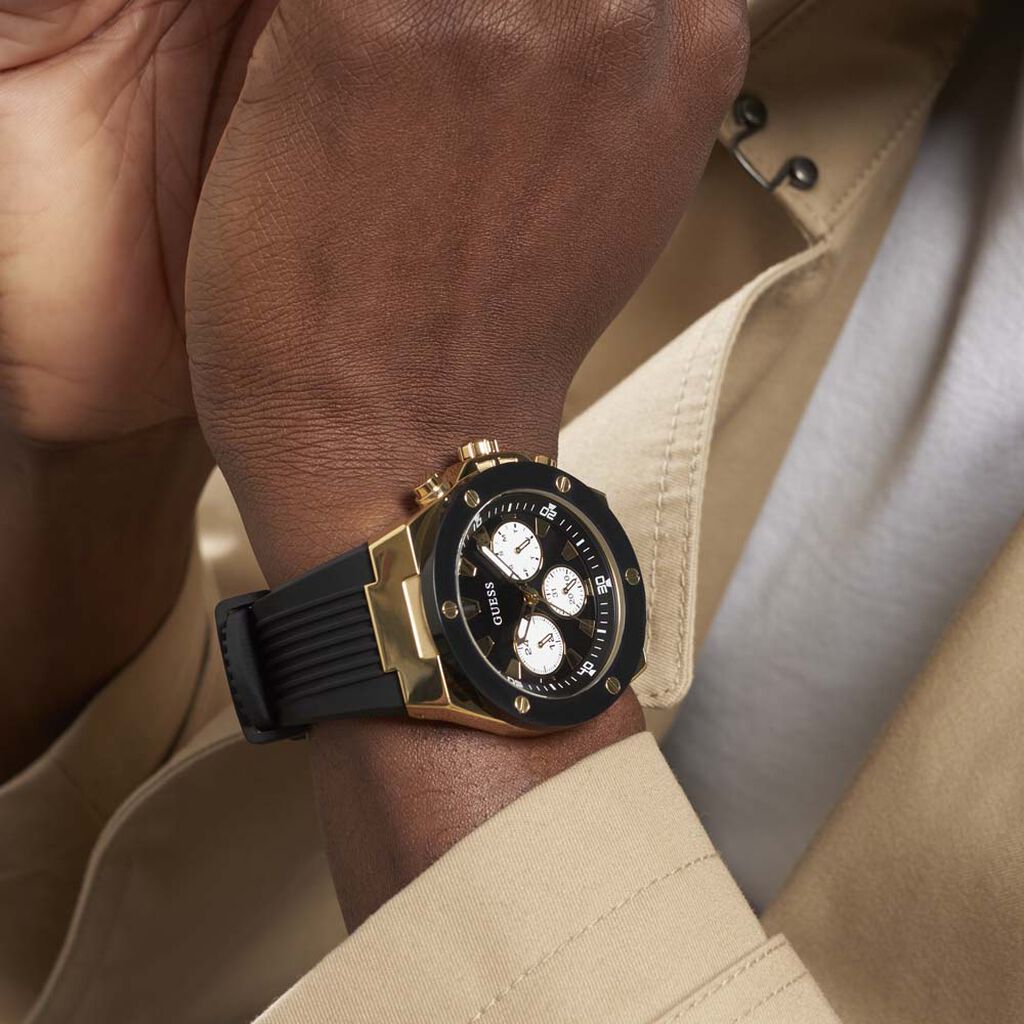 Montre Guess Poseidon Noir - Montres Homme | Histoire d’Or