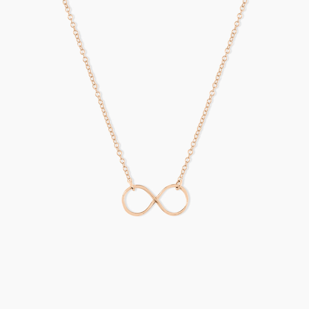 Collier infini or rose clearance