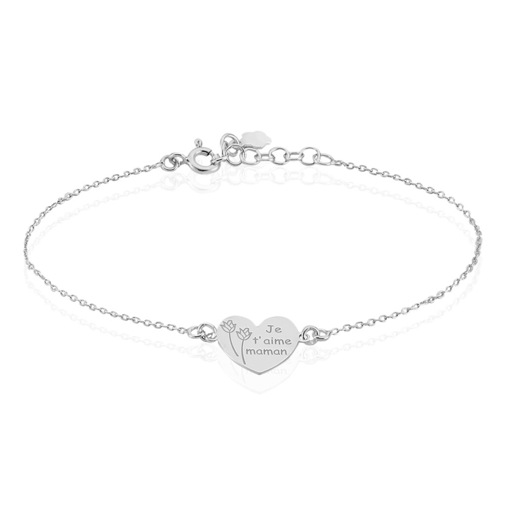 Bracelet Florine Argent Blanc - Bracelets Femme | Histoire d’Or