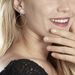 Boucles D'oreilles Pendantes Misao Argent Blanc - Boucles d'oreilles créoles Femme | Histoire d’Or
