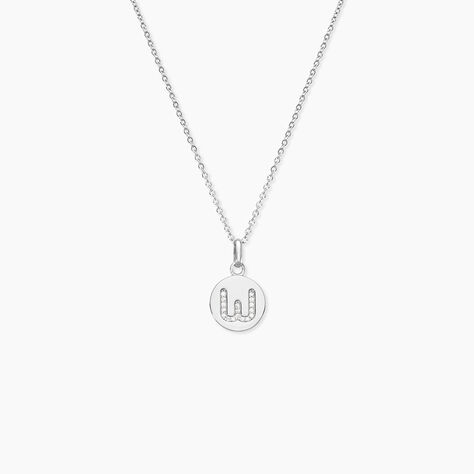 Collier Argent Eugenien Oxydes De Zirconium - Colliers fantaisie Femme | Histoire d&rsquo;Or