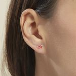 Boucles D'oreilles Puces Sulivia Papillon Or Jaune - Clous d'oreilles Enfant | Histoire d&rsquo;Or