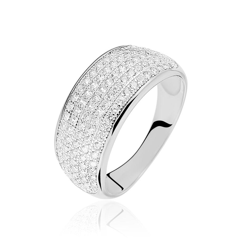 Bague jonc argent avec cheap pierre
