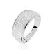 Bague Jonc Kamille Argent Blanc Oxyde De Zirconium - Bagues avec pierre Femme | Histoire d’Or