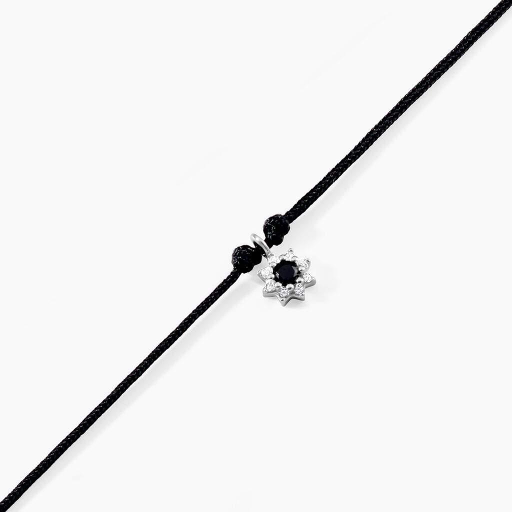 Bracelet Lyllie Argent Blanc Oxyde De Zirconium - Bracelets cordon Femme | Histoire d&rsquo;Or